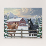Winter Horse Farm Legpuzzel<br><div class="desc">Winter Horse Farm
Art/illustration
colorful
customizable</div>