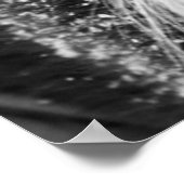 Winter Horse Mane met sneeuw Poster (Hoek)