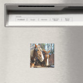 Winter Horses Sturbridge Village Magnet (Insitu (Vaatwasser))