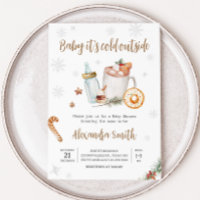 Winter Hot Cocoa Baby zijn koude buiten Baby showe