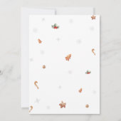 Winter Hot Cocoa Baby zijn koude buiten Baby showe Kaart (Achterkant)