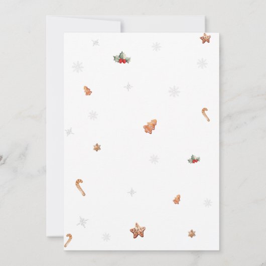 Winter Hot Cocoa Baby zijn koude buiten Baby showe Kaart (Achterkant)