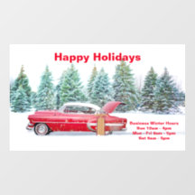  Winter Hour Business Sign, 