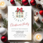 Winter housewarming kerstfeest modern kaart