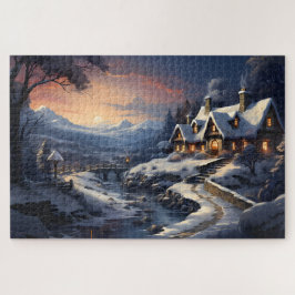 Winter Huis Legpuzzel