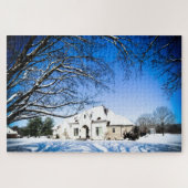 Winter Huis Legpuzzel (Horizontaal)