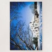 Winter Huis Legpuzzel (Verticaal)