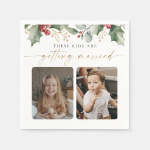 Winter Hulst Kids Trouwen Oefenavond Eten Servet