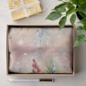 Winter Hulst Kroon IJsbeer Decoupage Tissuepapier (Geschenk)