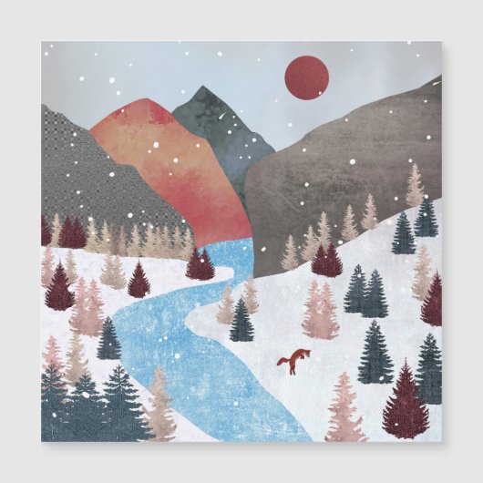 Winter Hunting Fox (Voorkant)