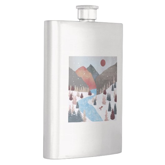 Winter Hunting Fox Flacon (Rechts)