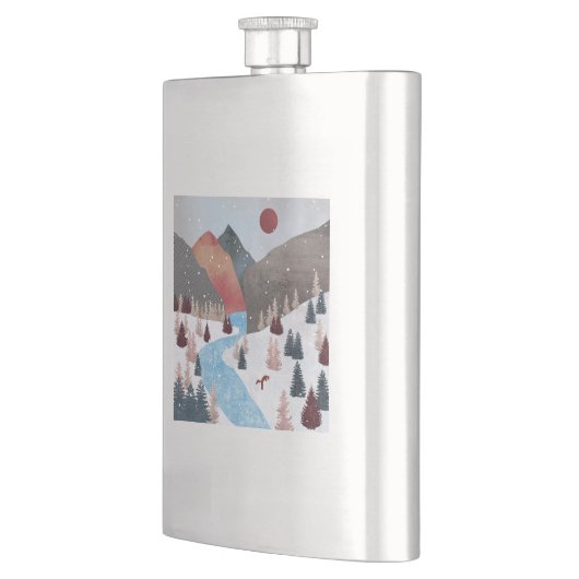 Winter Hunting Fox Flacon (Links)