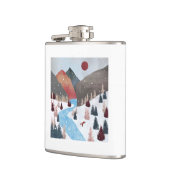 Winter Hunting Fox Heupfles (Links)