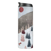 Winter Hunting Fox Thermosbeker (Geroteerd rechts)