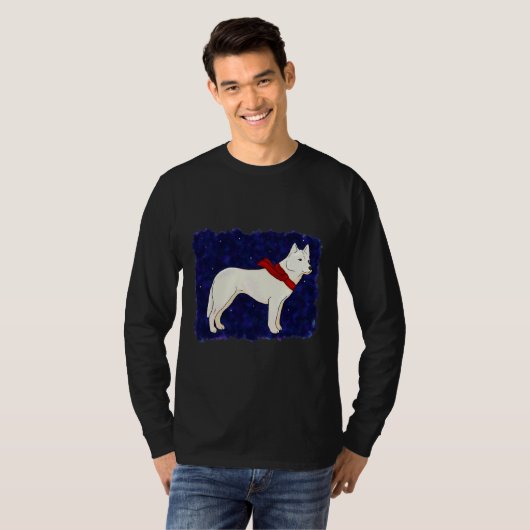 Winter Husky T-shirt (Voorkant volledig)