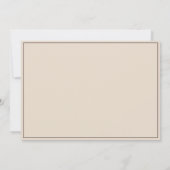 Winter Huwelijk Dennenkegels Dennennaalden Save The Date (Achterkant)