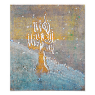 Winter I Mikalojus Konstantinas Ciurlionis Foto Afdruk