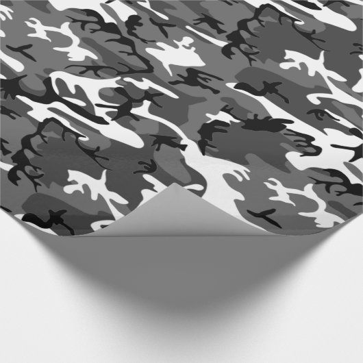 Winter Ice Camo Cadeaupapier (Hoek)