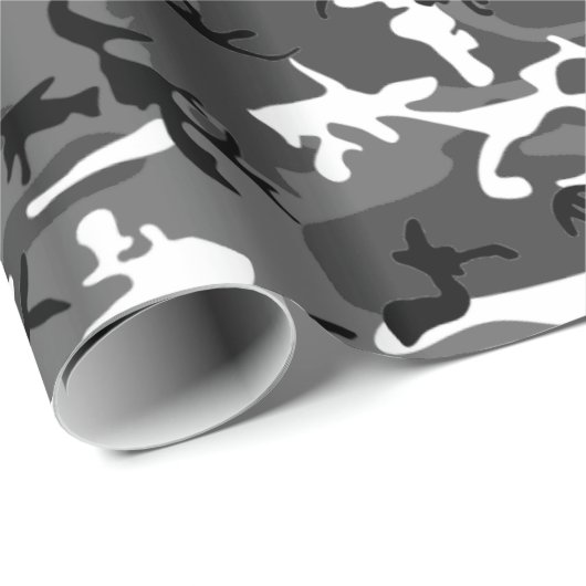 Winter Ice Camo Cadeaupapier (Rol Hoek)
