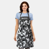 Winter Ice Camo Custom Schort (Gedragen)