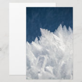 Winter Ice Crystals Briefpapier (Voorkant / Achterkant)