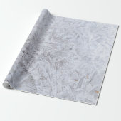 Winter Ice Crystals Cadeaupapier (Uitgerold)