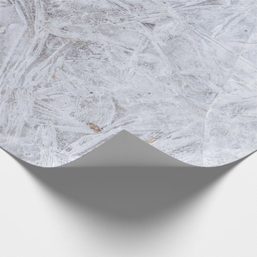 Winter Ice Crystals Cadeaupapier (Hoek)