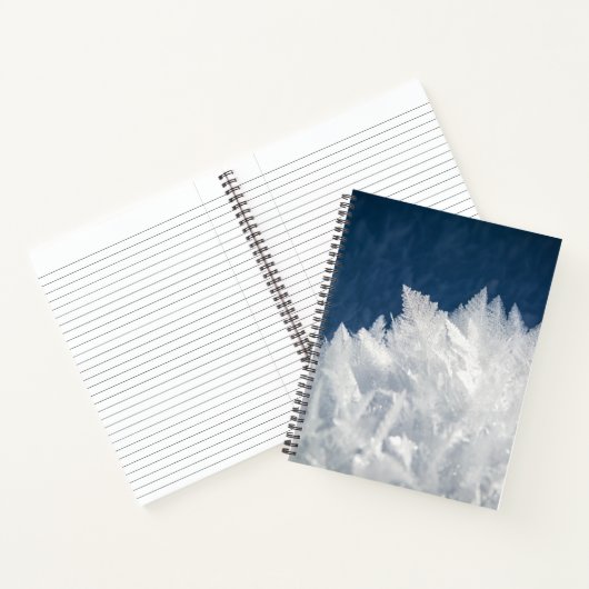 Winter Ice Crystals Notitieboek (Binnen)