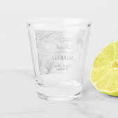 Winter Ice | Eat-Drink met huwelijk Shot Glas (Achterkant)