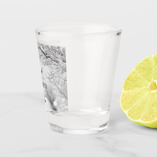 Winter Ice | Eat-Drink met huwelijk Shot Glas (Rechts)