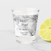 Winter Ice | Eat-Drink met huwelijk Shot Glas (Voorkant)