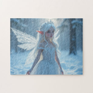 Winter Ice Fairy Princess Legpuzzel