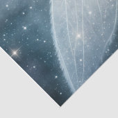 Winter Ice Fairy Queen with Crystal Wings Fantasy  Tissuepapier (Detail)