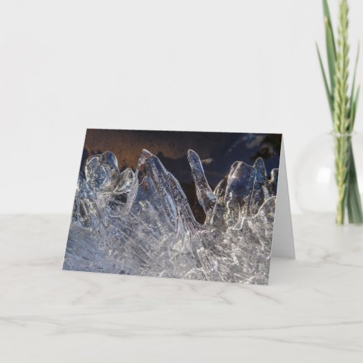 Winter Ice Notecard Kaart (Voorkant)