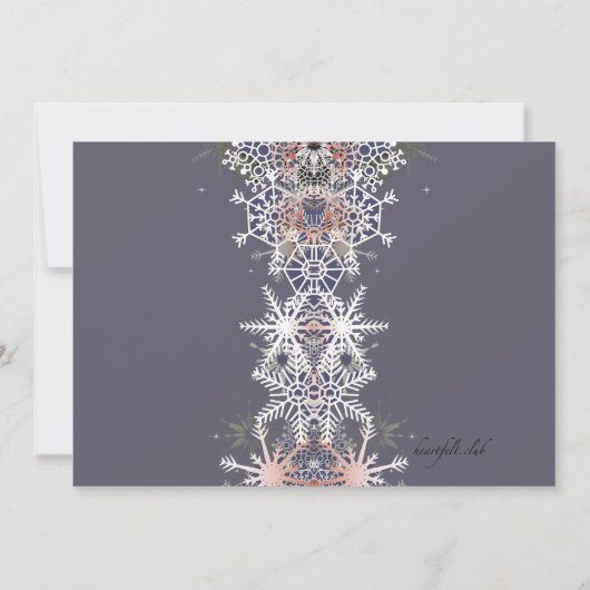 Winter Ice Skating Invitation Kaart (Achterkant)