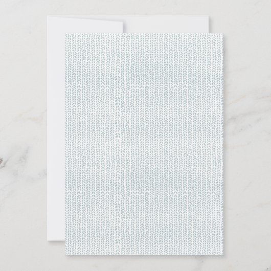 Winter Ice Skating Snow Birthday Party Kaart (Achterkant)