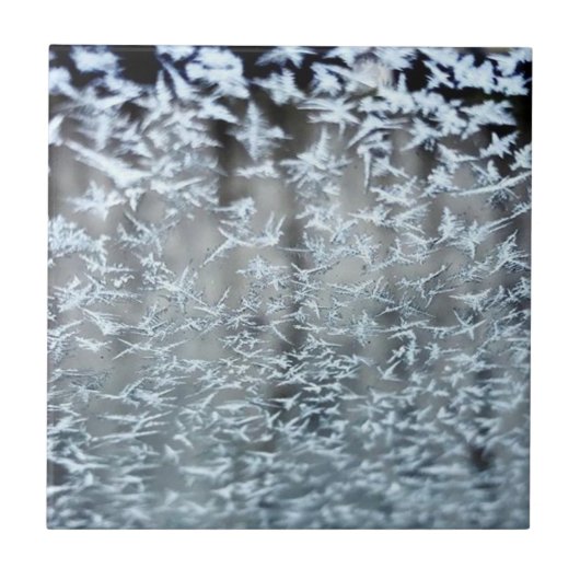 Winter Icicles Tegeltje (Voorkant)