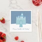 Winter Ijs Bevroren Paleis Prinses Verjaardagsfees Servetten (Insitu)