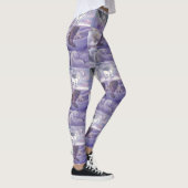 Winter Ijsbeer Kunstcollage Leggings (Rechts)