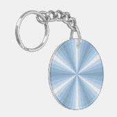 Winter Illusie Acryl Sleutelhanger (Voorkant Links)