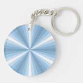 Winter Illusie Acryl Sleutelhanger (Achterkant)