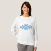 Winter Illusie Dames Licht Shirt (Voorkant volledig)