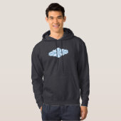Winter Illusie Heren Donker T-shirt (Voorkant volledig)