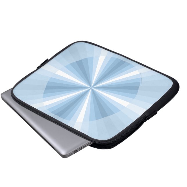 Winter Illusie Laptophoes Laptop Sleeve (Voorkant onderkant)