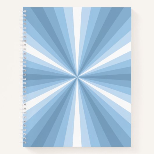 Winter Illusie Spiraal Notebook Notitieboek (Voorkant)
