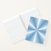 Winter Illusie Spiraal Notebook Notitieboek (Binnen)