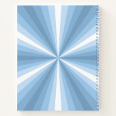 Winter Illusie Spiraal Notebook Notitieboek (Achterkant)