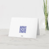 Winter Illustratie Kerstkaart Feestdagen Kaart (Achterkant)