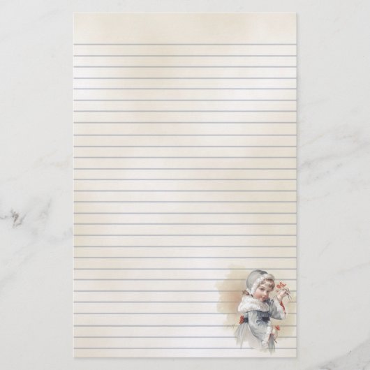 Winter  Illustratie Stationery Briefpapier (Voorkant)