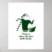 Winter illustration  poster (Voorkant)